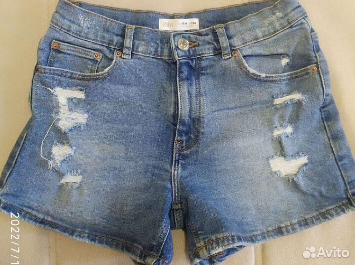 Джинсовые шорты zara