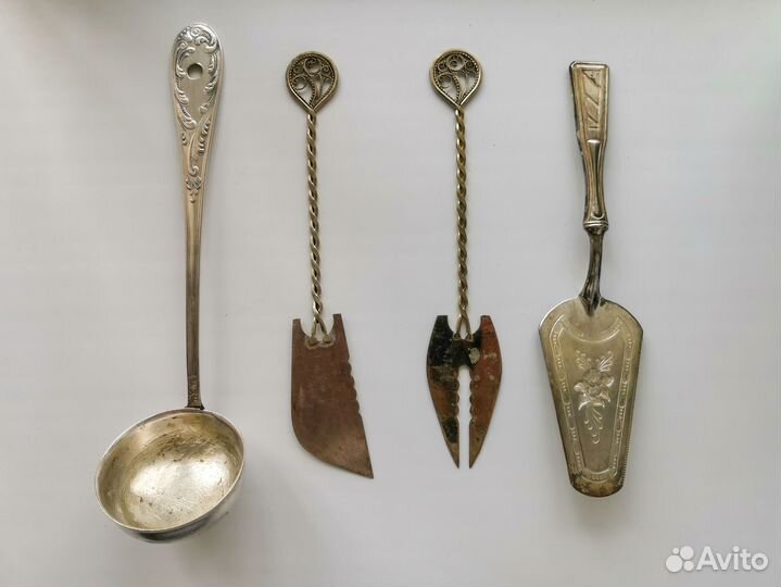 Лопатка для торта мельхиор СССР половник
