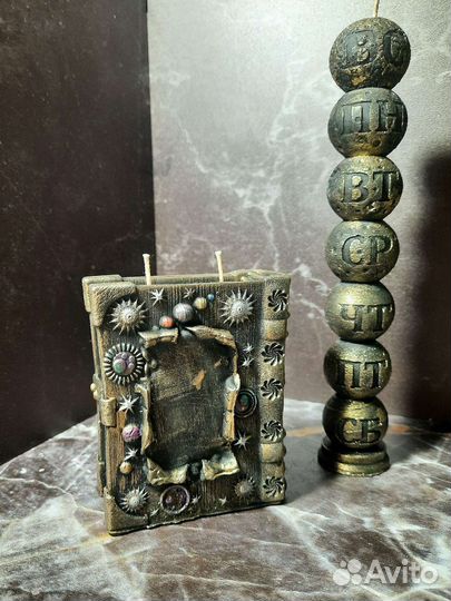 Интерьерные свечи -Книга Мага и энергия планет