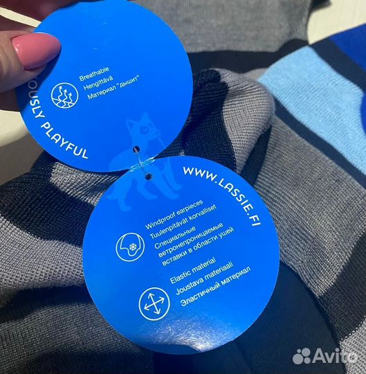 Шапка шлем Lassie новый 46,48