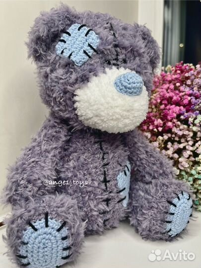 Мишка Тедди вязаный ручная работа