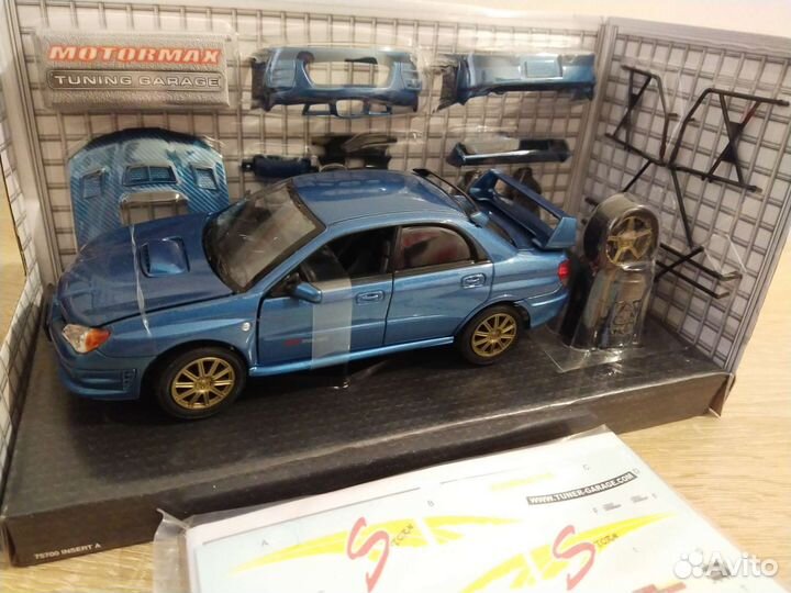 Модель 1:24 новая Subaru Impreza WRX STI