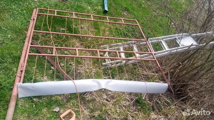 Ворота распашные бу