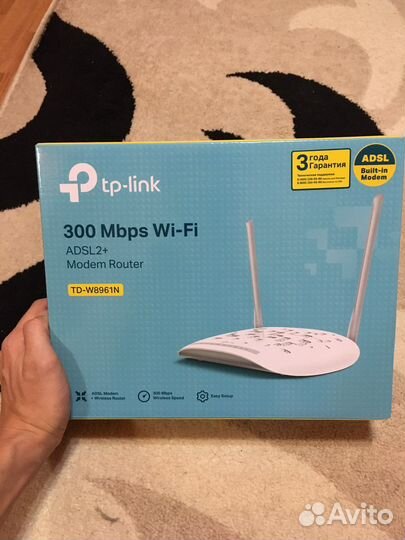 Роутер adsl2+ TP-link TD-W8961N