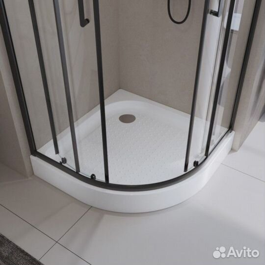 Поддон акриловый BelBagno tray-BB-R-85-550-15-W