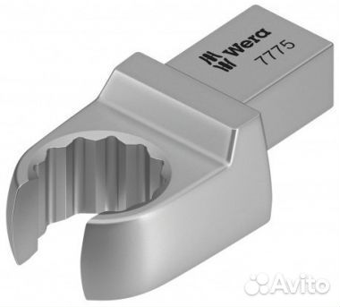 Насадка-накидной ключ, wera 7775, с прорезью 10 мм