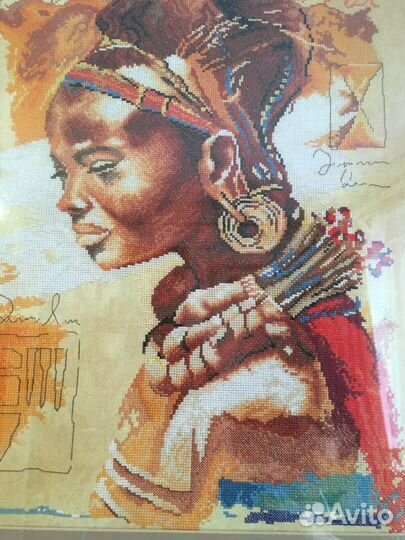 Картина вышитая крестом