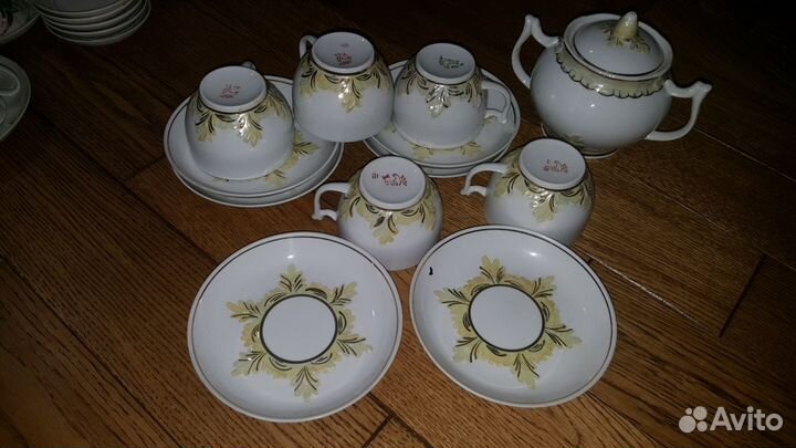 Чайный сервиз вербилки СССР