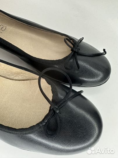 Балетки натуральная кожа