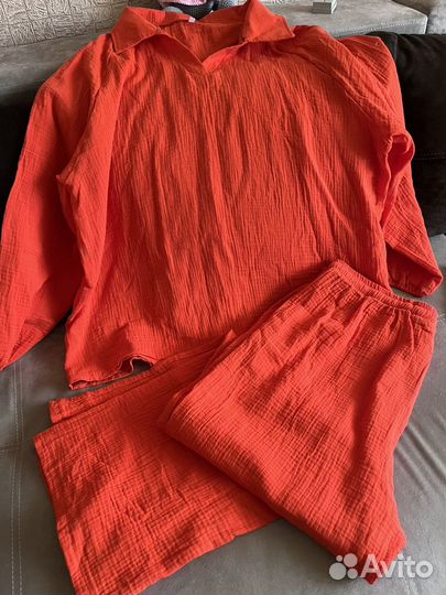 Костюм летний женский новый двойка 50-52