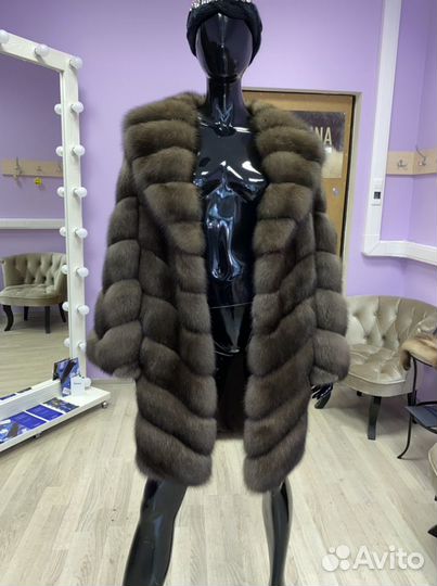 Шуба из баргузинского соболя