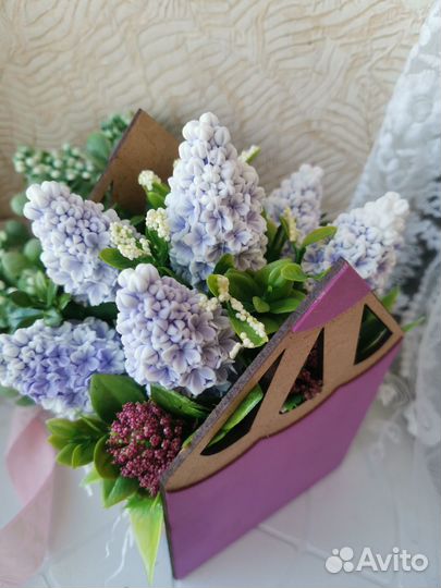 Мыльный букет сирени на День учителя