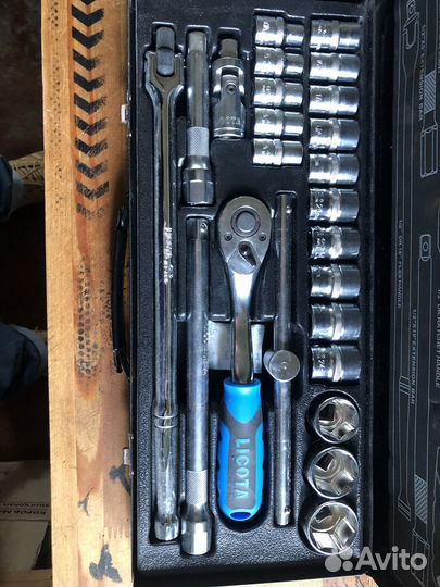 Набор торцевых головок 1/2