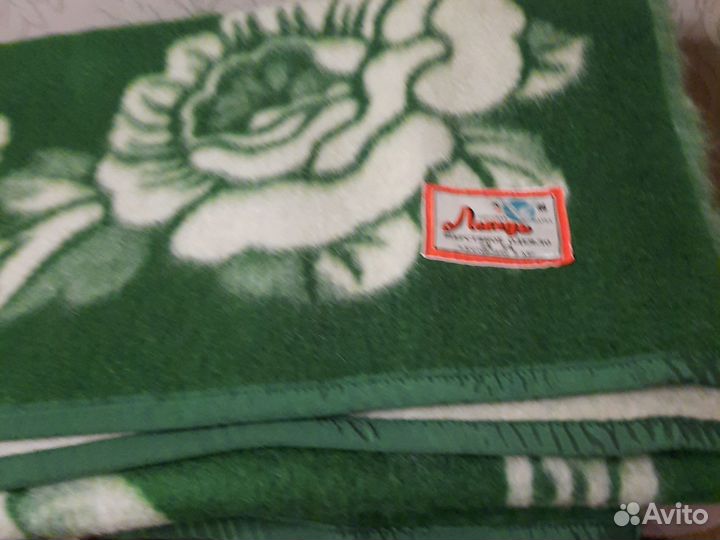 Одеяло шерстяное СССР новое