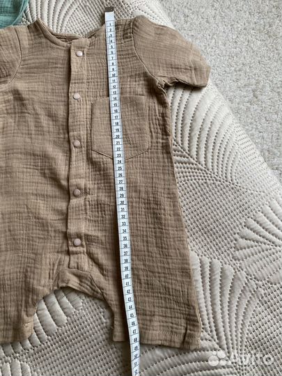 Комбинезон муслиновый новый 68