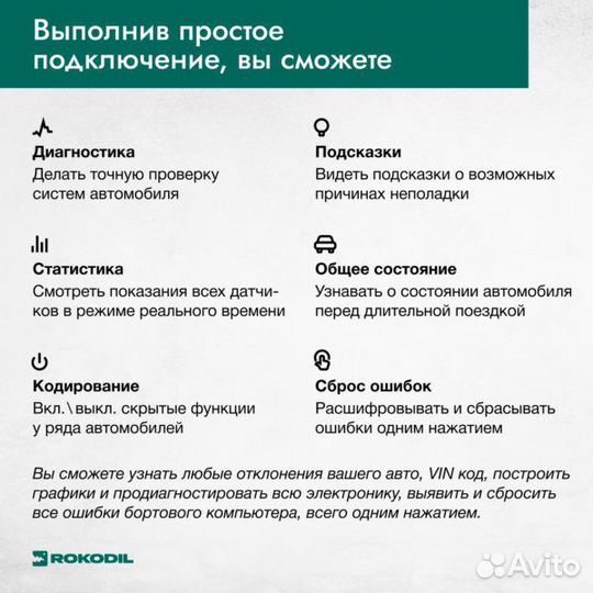 Автосканер Rokodil Scan
