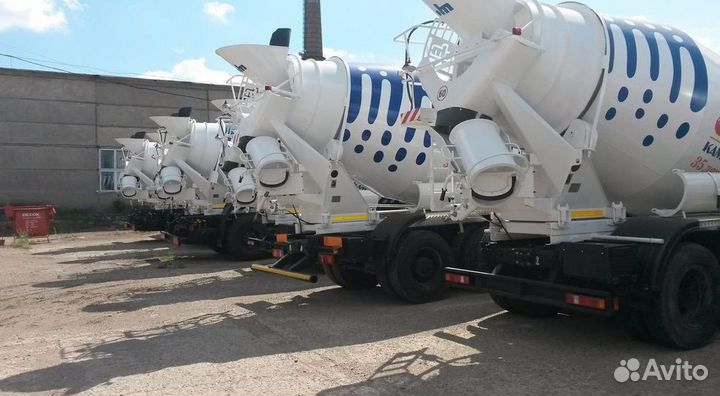 Установка миксера 6, 7 кубов