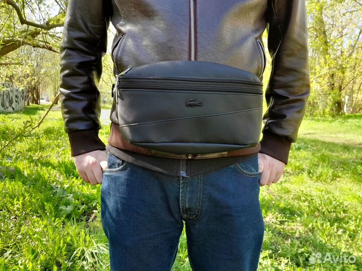 Сумка поясная/бананка мужская lacoste