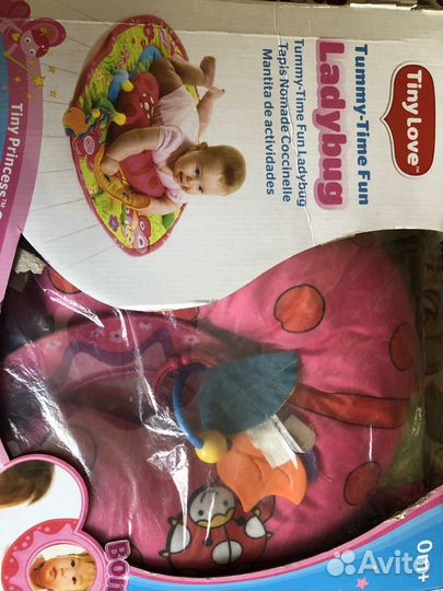 Tiny love развивающий коврик, погремушки