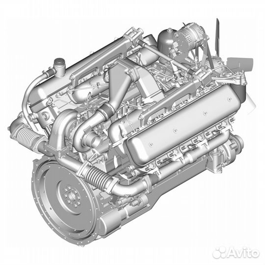 Новый двигатель ямз 238нд8 от создателей