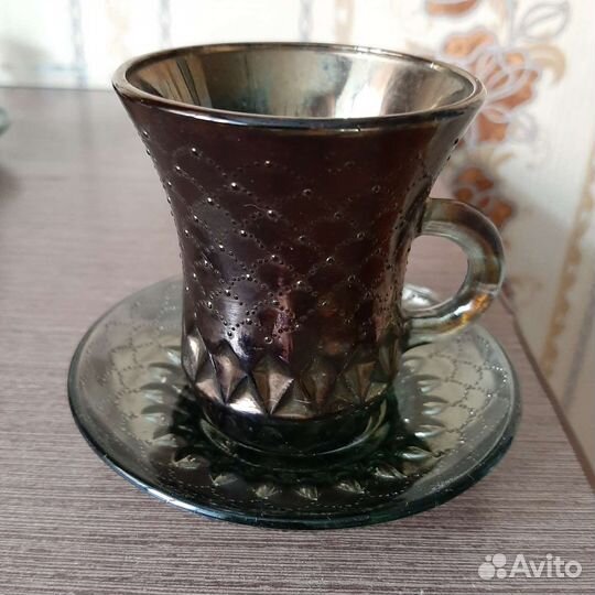 Чашка с блюдцем для кофе