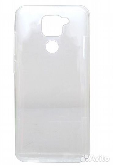 Чехол для Xiaomi Redmi Note 9, силикон, прозрачный