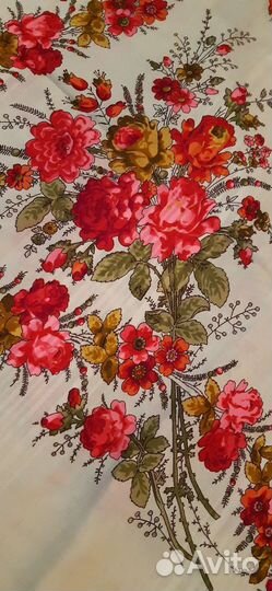 Шерстяной платок шаль времен СССР