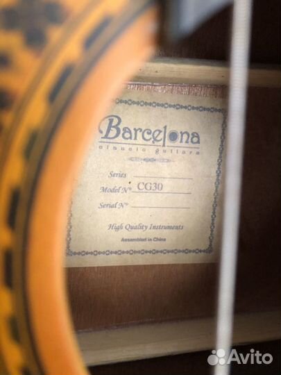 Классическая гитара barcelona