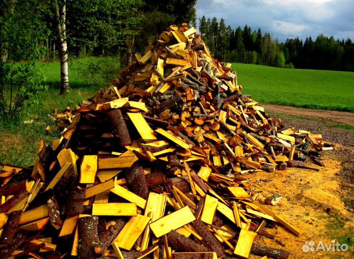 Дрова после сушки
