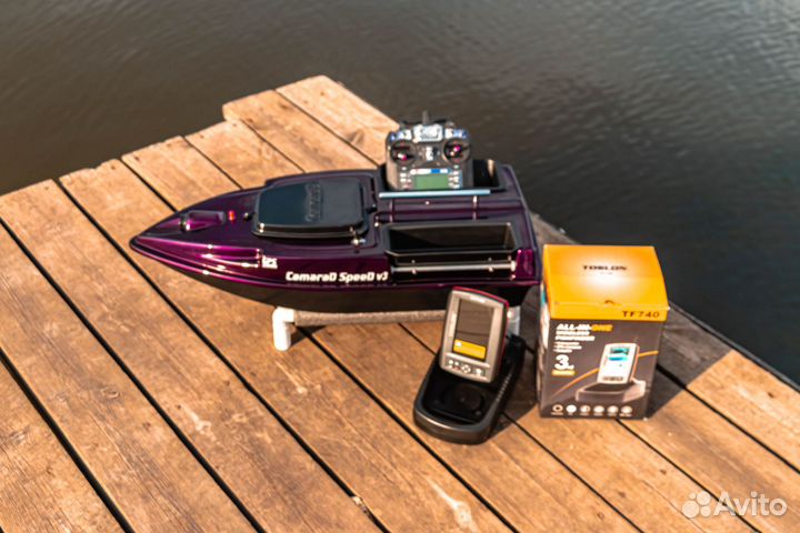 Прикормочный кораблик CamaraD - эхолот TF740,21А