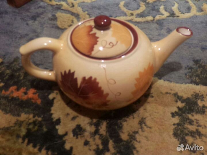 Заварочный чайник кленовый лист