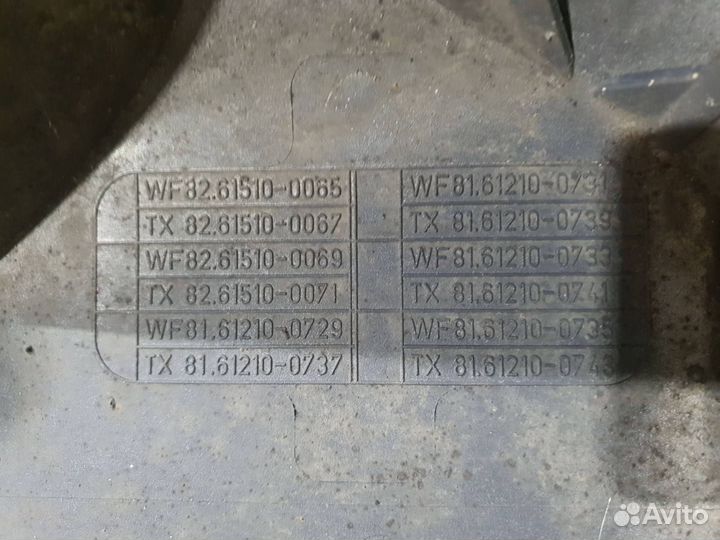 Крыло кабины левое MAN TGA 2006 82615100065