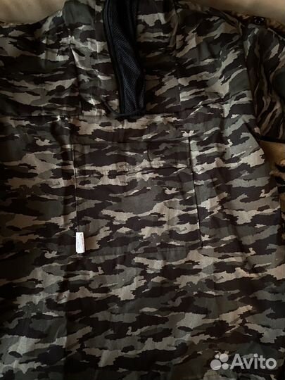 Костюм горка мох,белый,черный