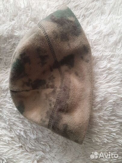 Шапка флисовая мох