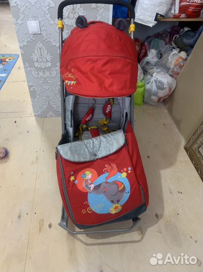 Санки коляска ника 7