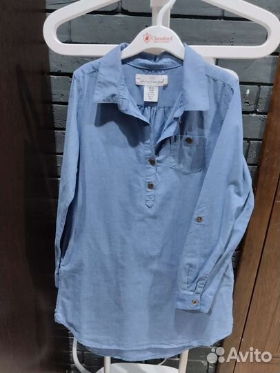 Джинсовые рубашки для девочки