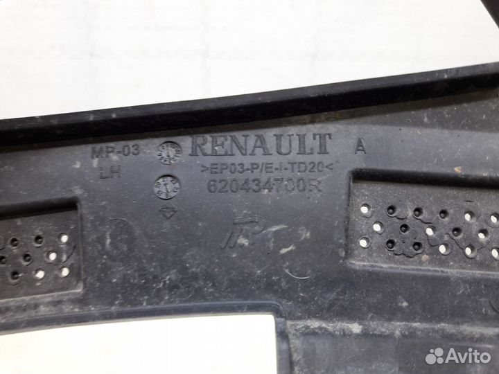 Кронштейн бампера передний левый Renault Arkana