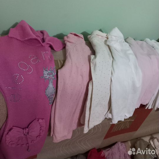 Вещи пакетом на девочку 4-5 лет 104-110
