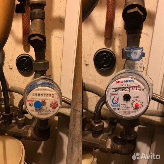 Замена Поверка Водосчетчиков