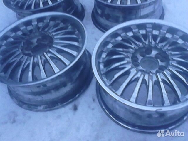 Диски R16 VW Polo, хром 5*100 / 114,3 4шт