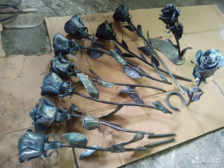 Кованая роза