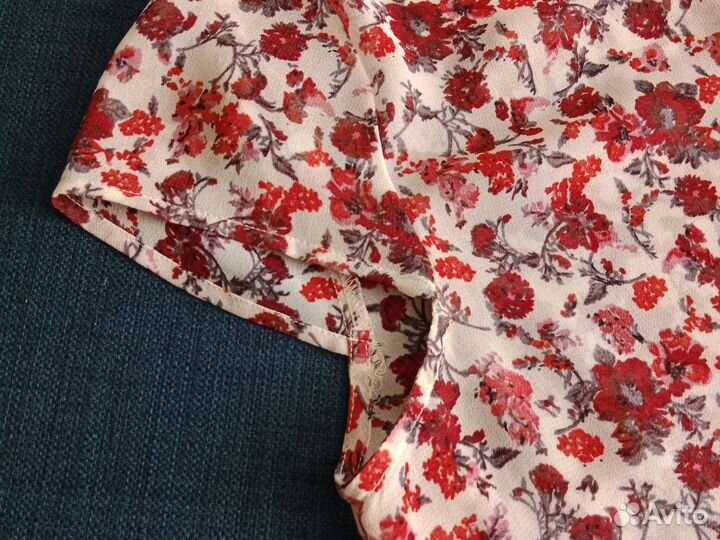 Блузка топ с цветами Zara