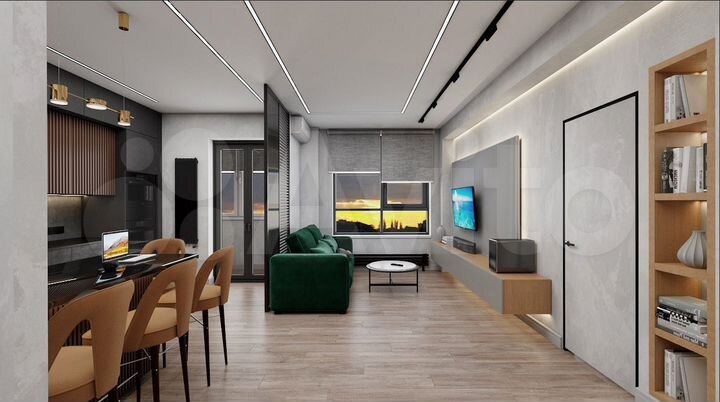 3-к. квартира, 102 м², 6/21 эт.