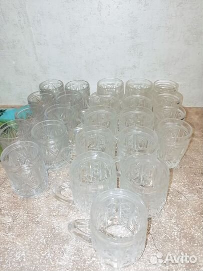 Хрустальные стаканы СССР