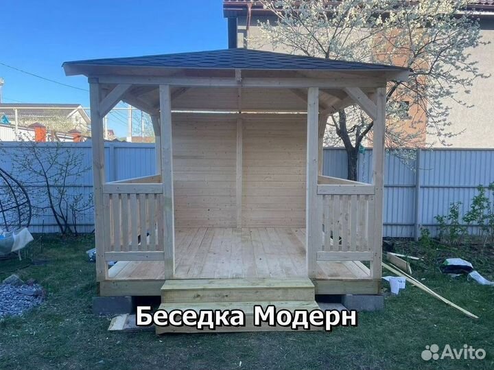 Деревянные беседки