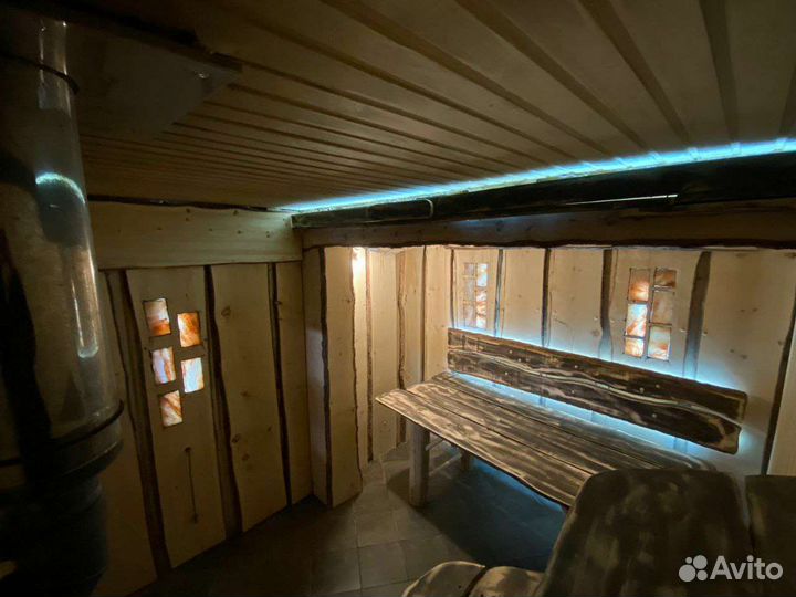 Баня с Горячим Чаном на дровах под Открытым Небом