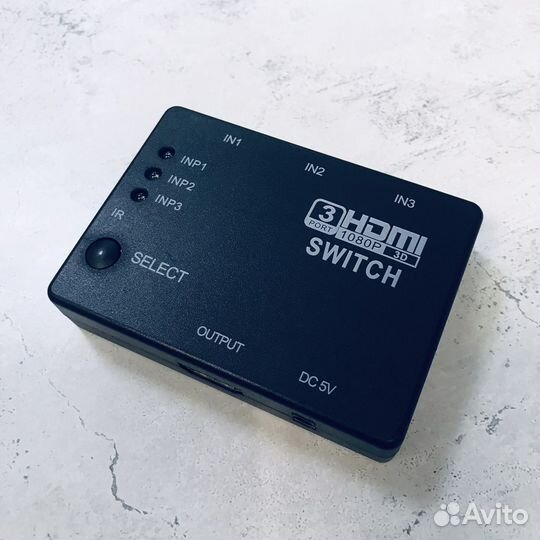 Разветвитель hdmi 1 вход на 3 вызода Н56