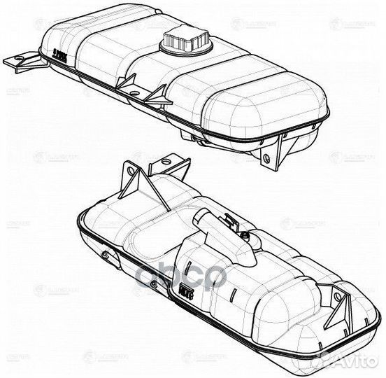 Бачок расширительный LET1015 luzar