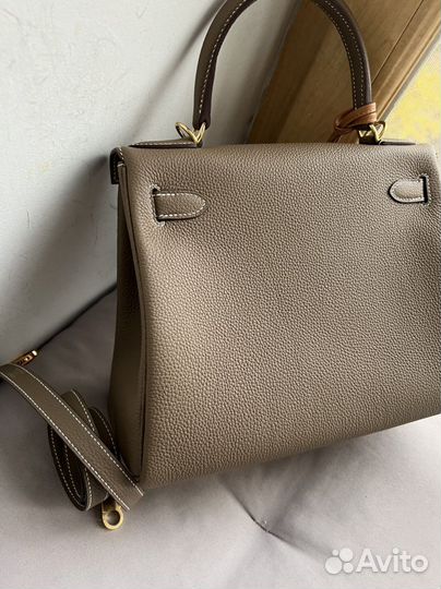 Сумка hermes kelly etoupe 28