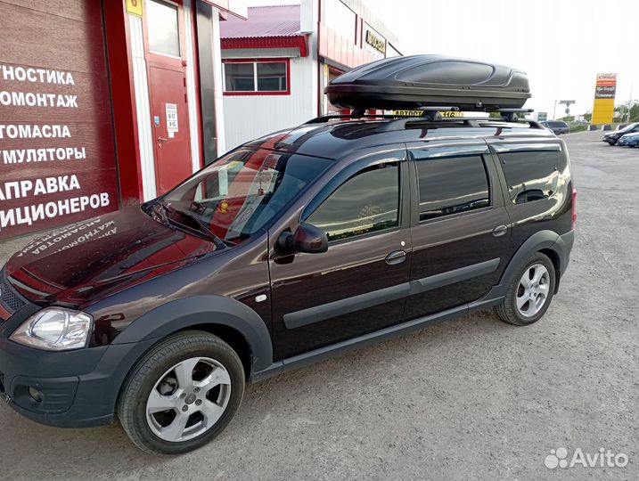 Автобокс Level 450л на Лада Ларгус кросс